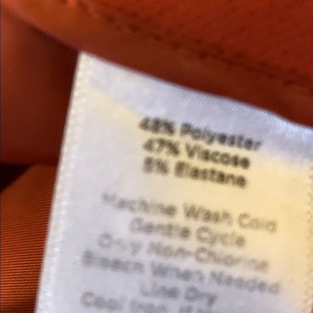 Talbots  orange ankle pants - Picture 8 of 8